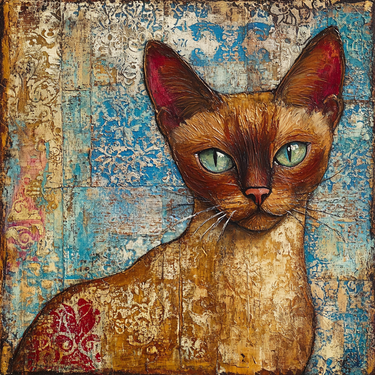 Cat Sign, DCO-13653, Sign For Wreath, 10x10